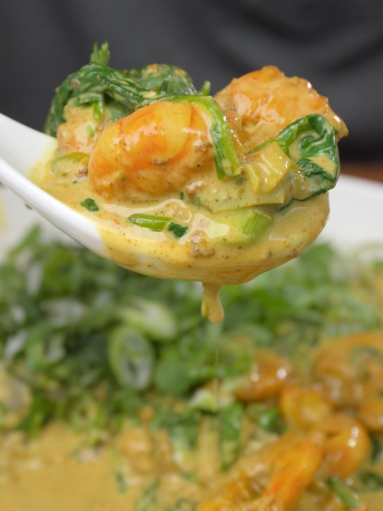 Ginger and Garlic Shrimp Coconut Milk Curry