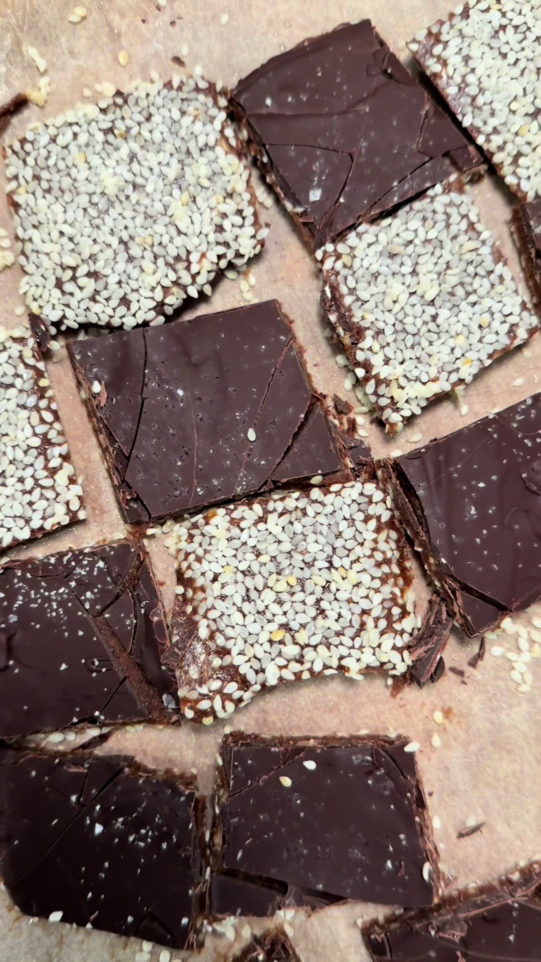 Chocolate Tahini Truffles