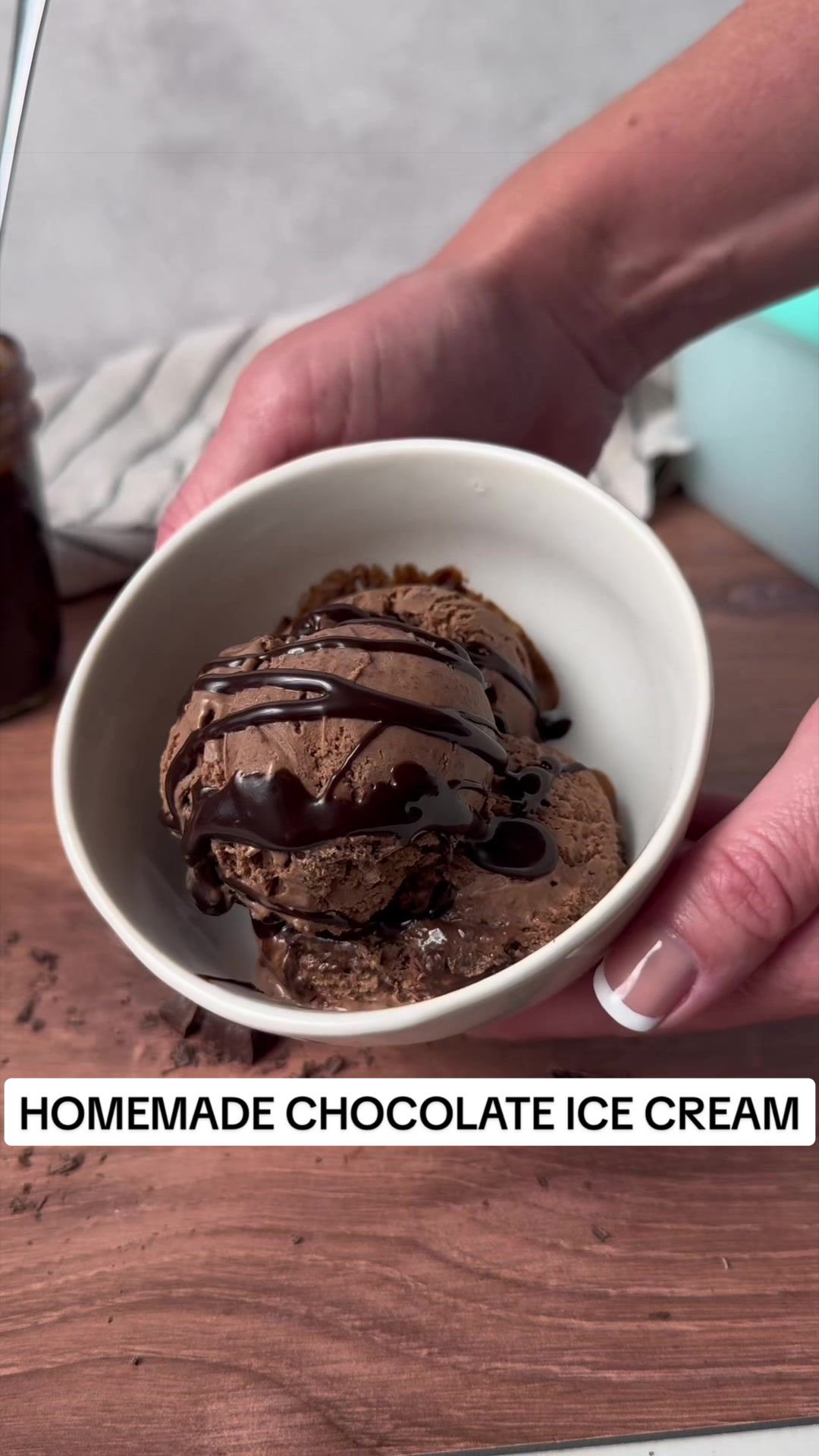 Homemade Chocolate Ice Cream