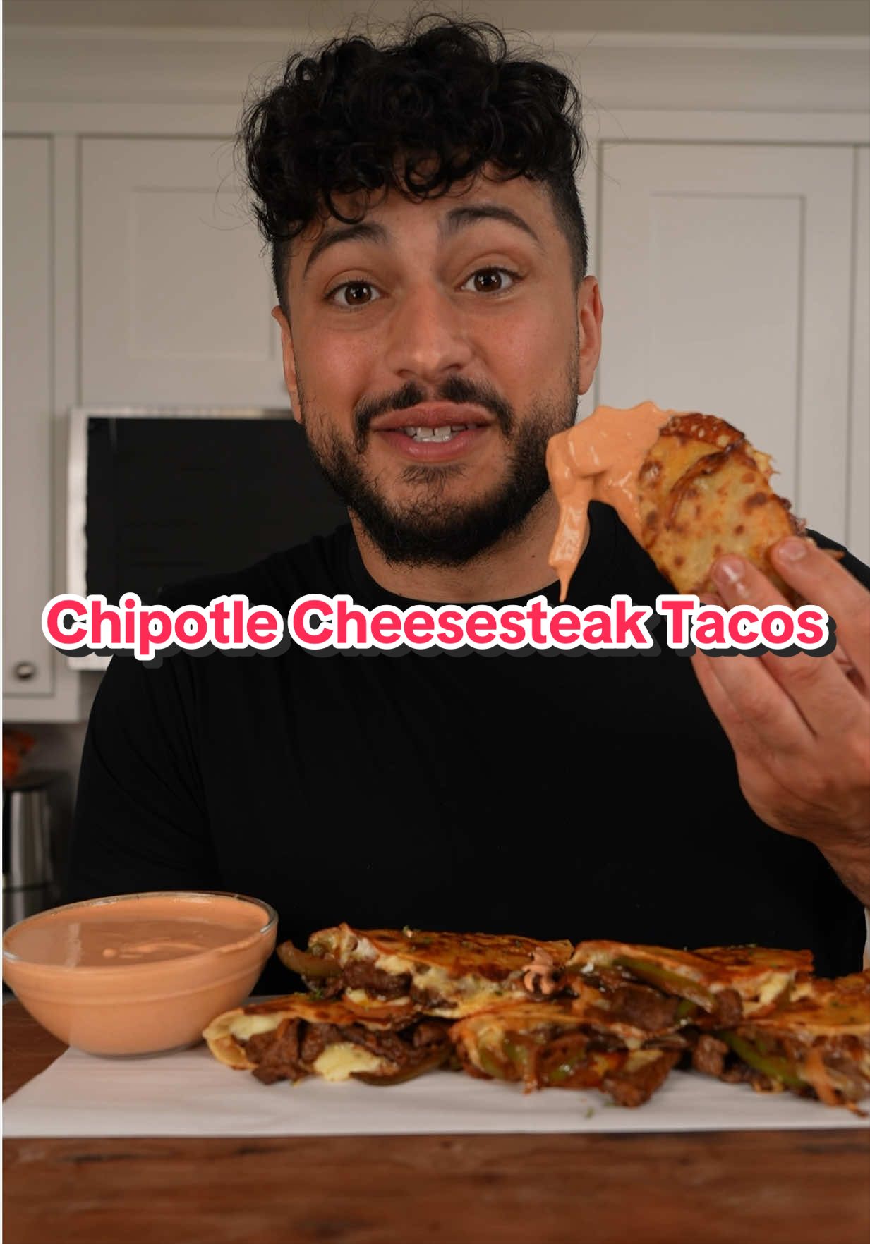 Chipotle Cheese Steak Tacos
