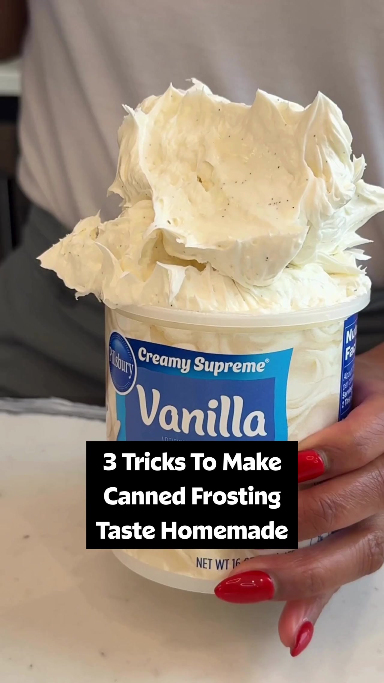 Fluffy Store-Bought Frosting