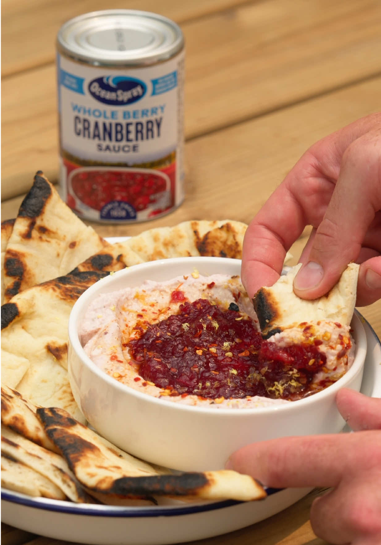 BBQ Menu with Cranberry Sauce