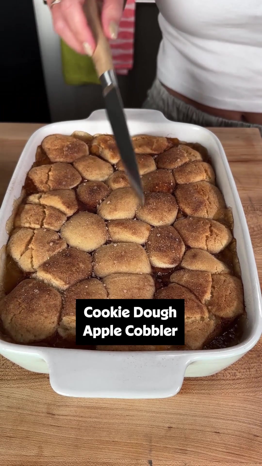 Easy Apple Cookie Cobbler
