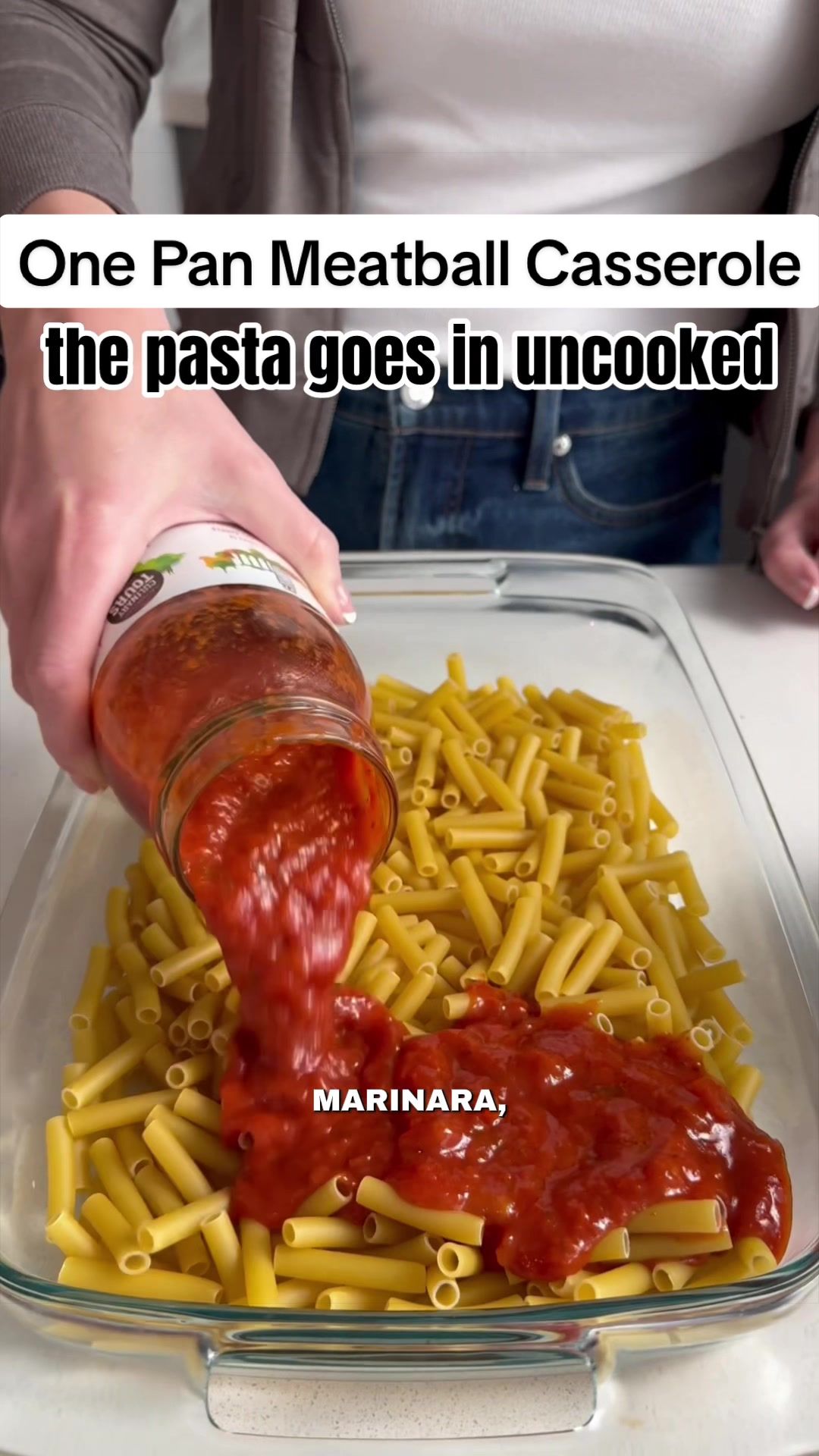 Meatball Pasta Bake