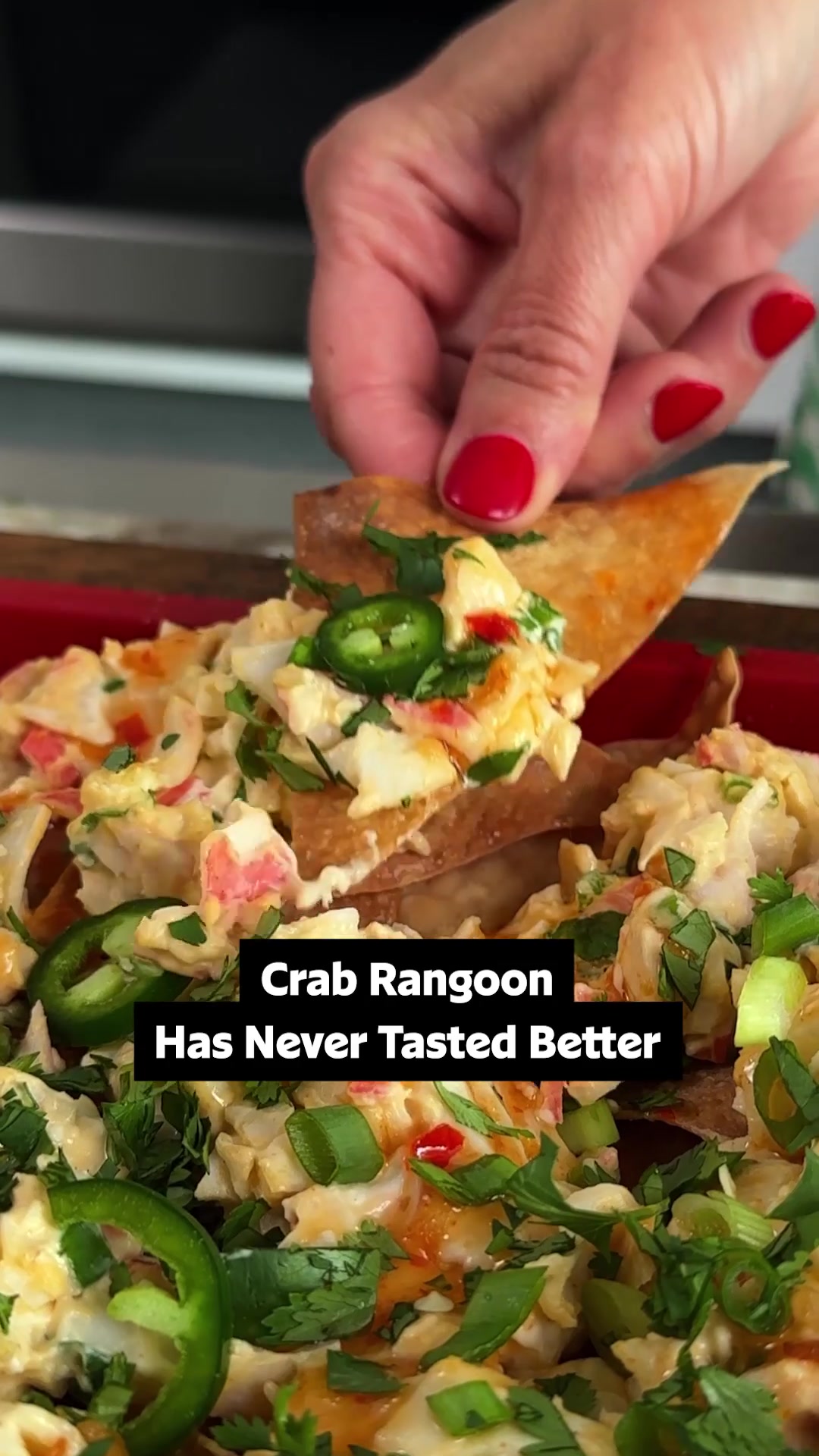 Crab Rangoon Nachos