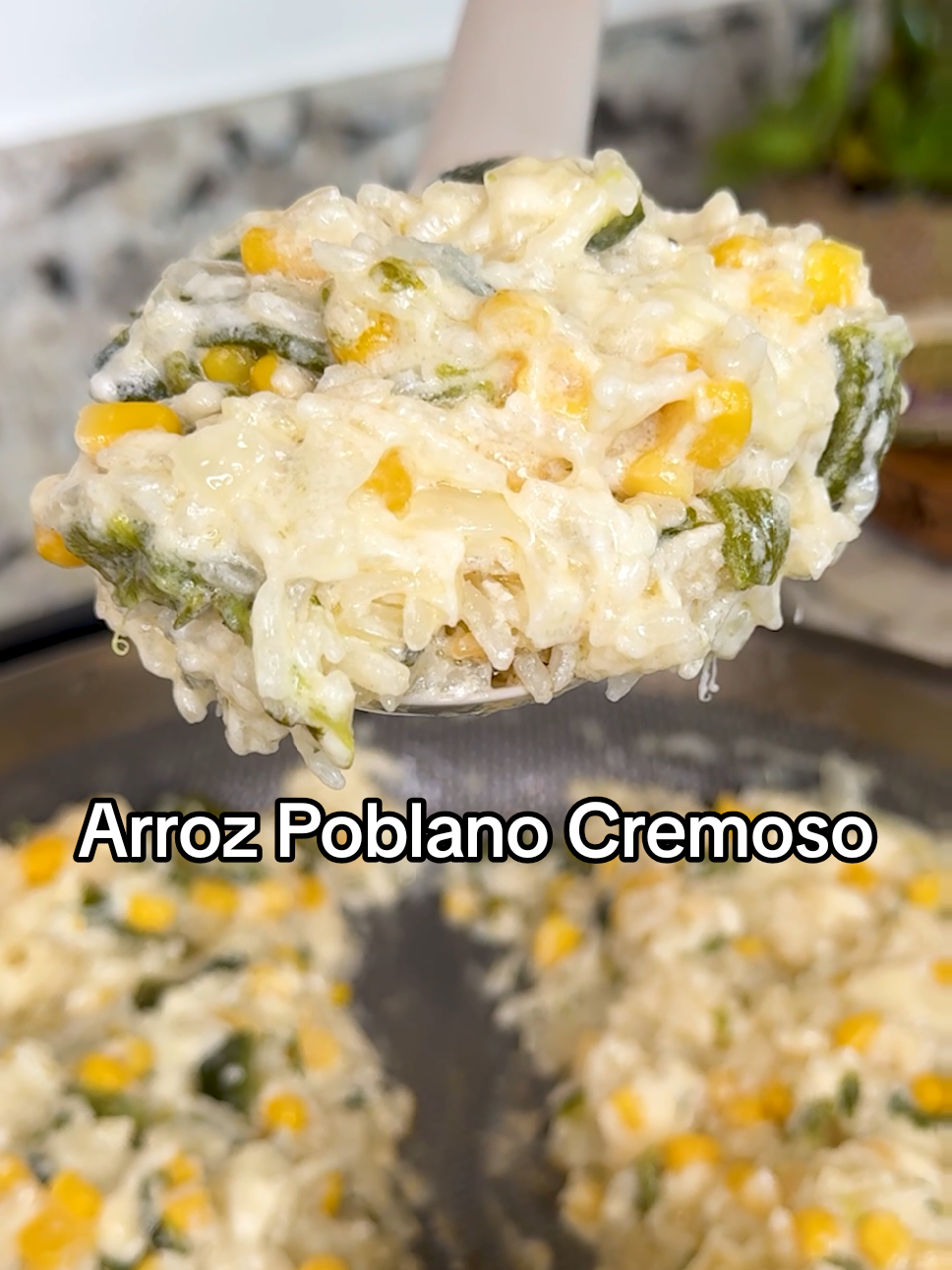 Arroz Poblano Cremoso