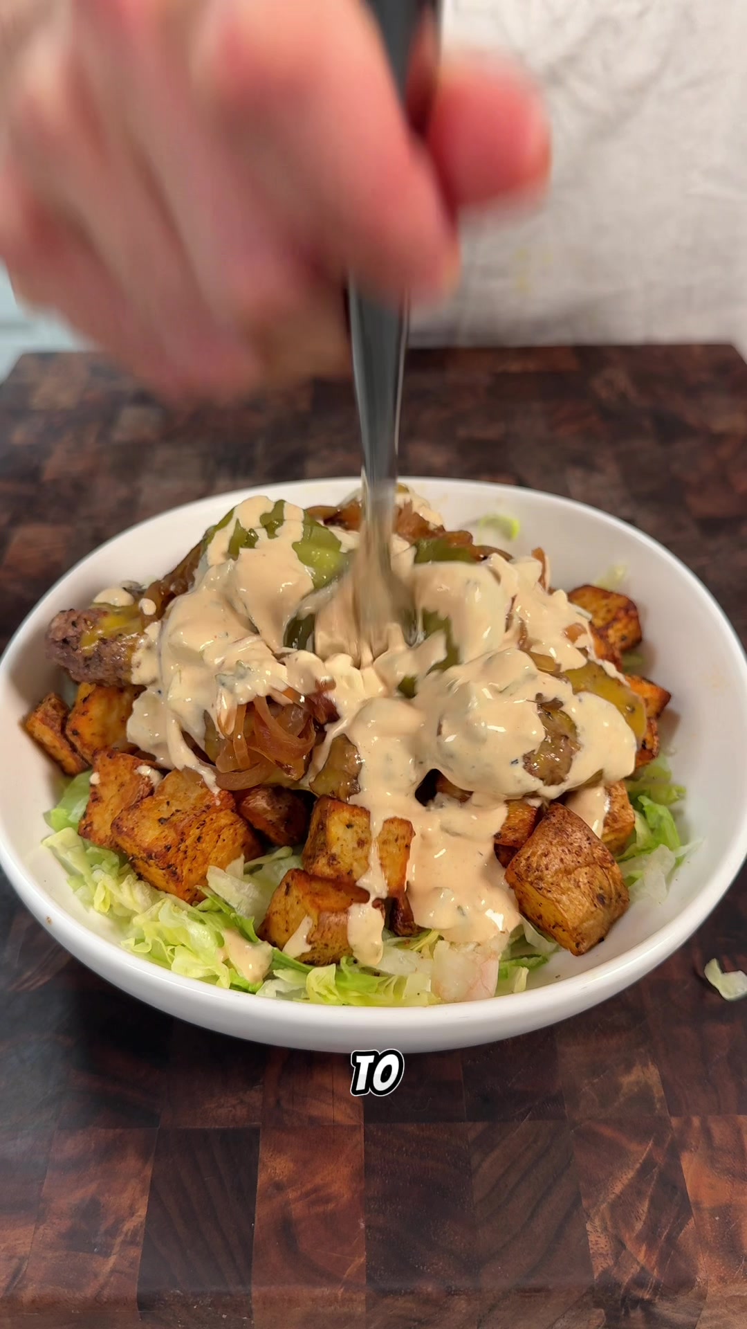 High-Protein Animal-Style Smash Burger Bowls