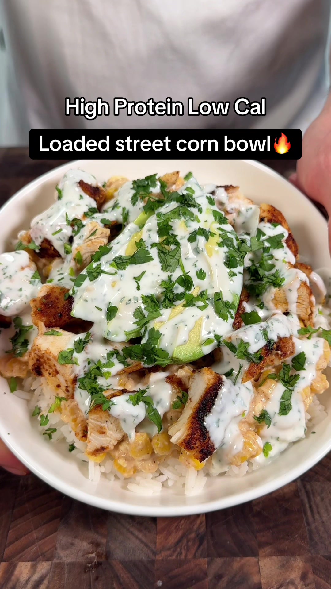 Street Corn Chicken Protein Bowl