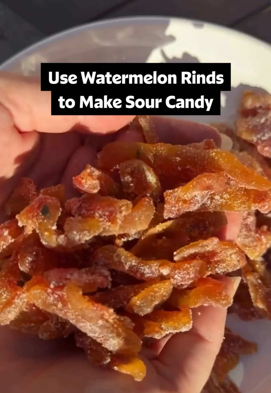 Watermelon Rind Candy