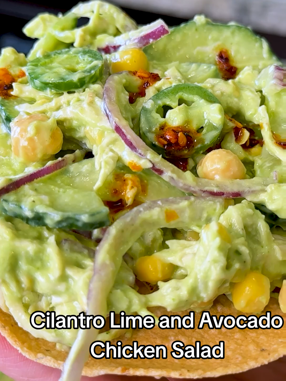 Cilantro Lime and Avocado Chicken Salad