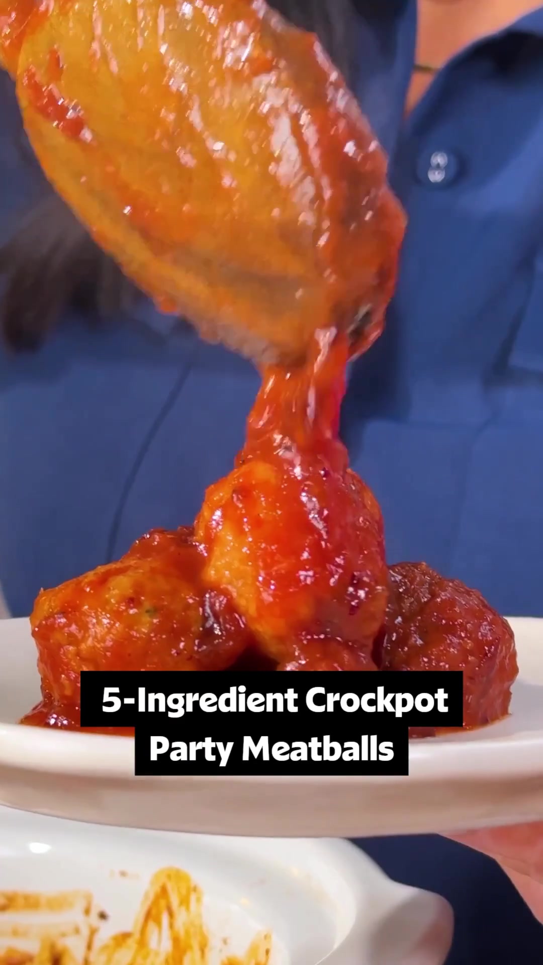 Crockpot Party Meatballs
