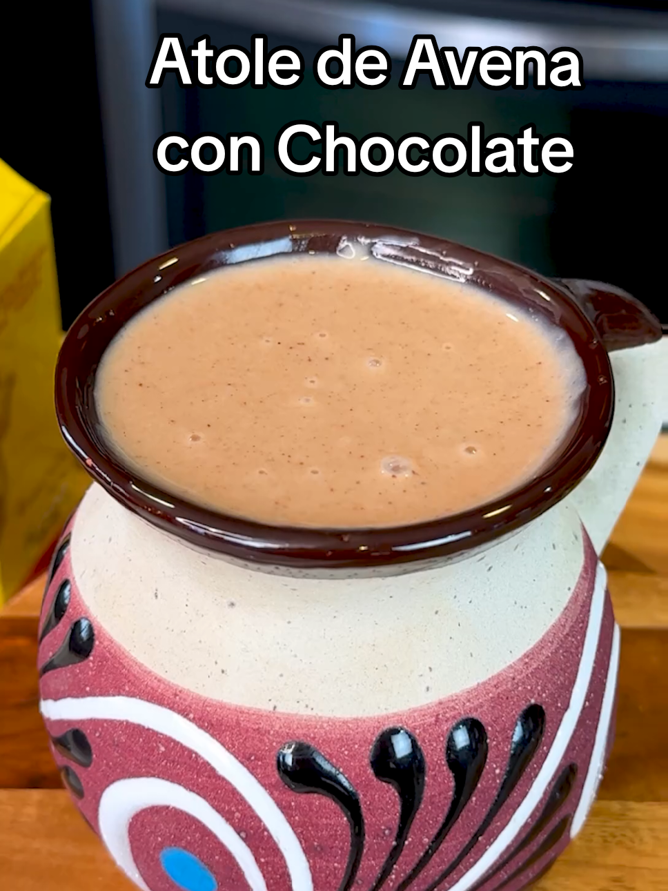 Atole de Avena con Chocolate Abuelita