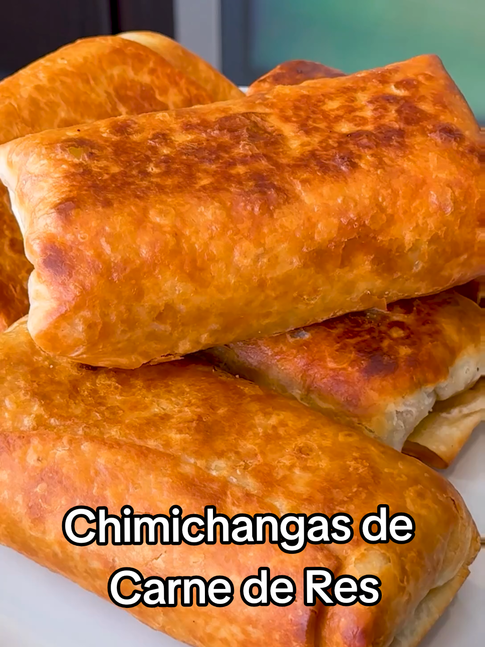 Beef Chimichangas
