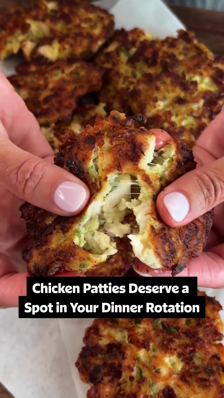 Crispy Cheesy Chicken Ranch Patties