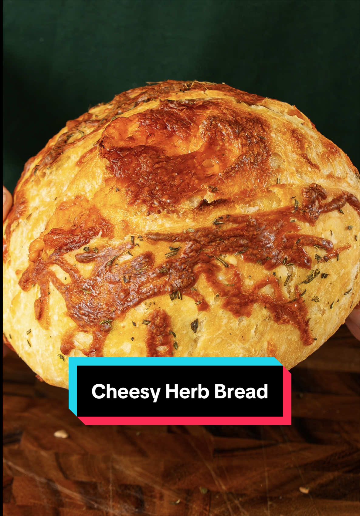 Cheesy No-Knead Market Style Bread