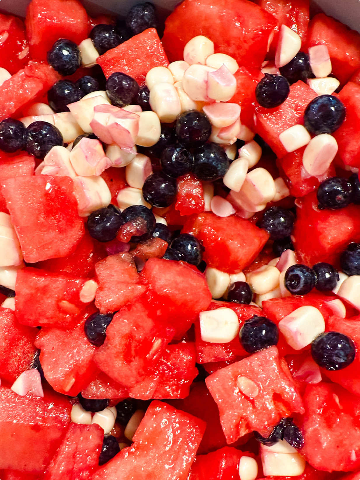 Watermelon Corn Salad