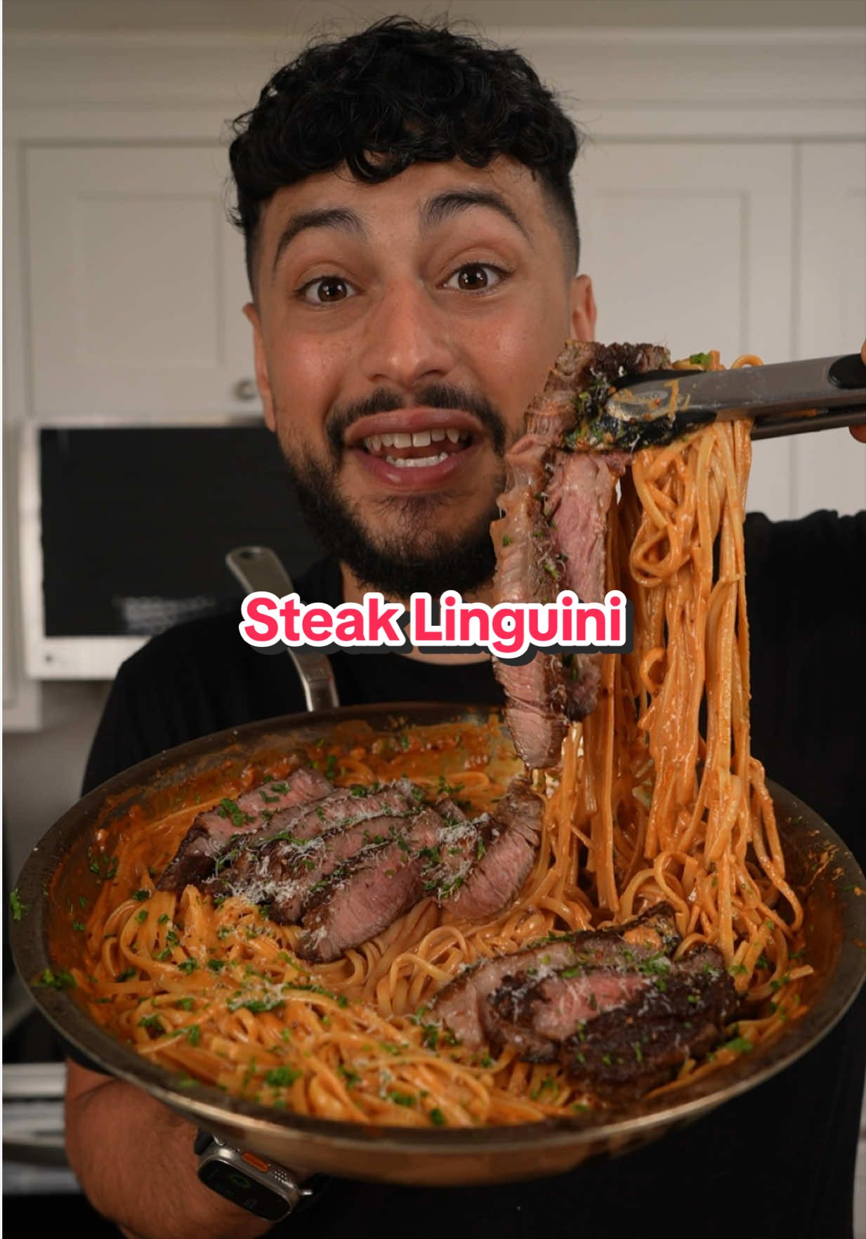 Creamy Steak Linguini