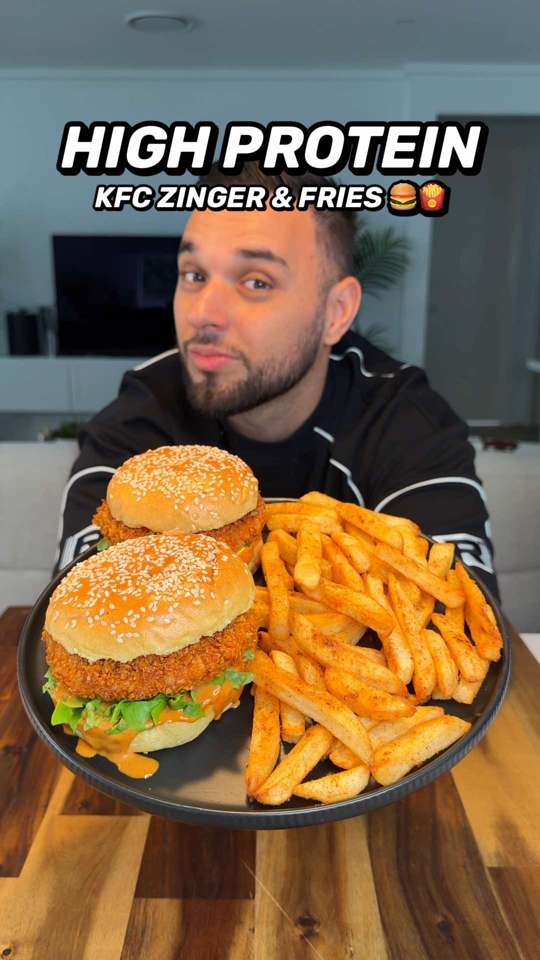 Easy & Healthy KFC Zinger & Fries