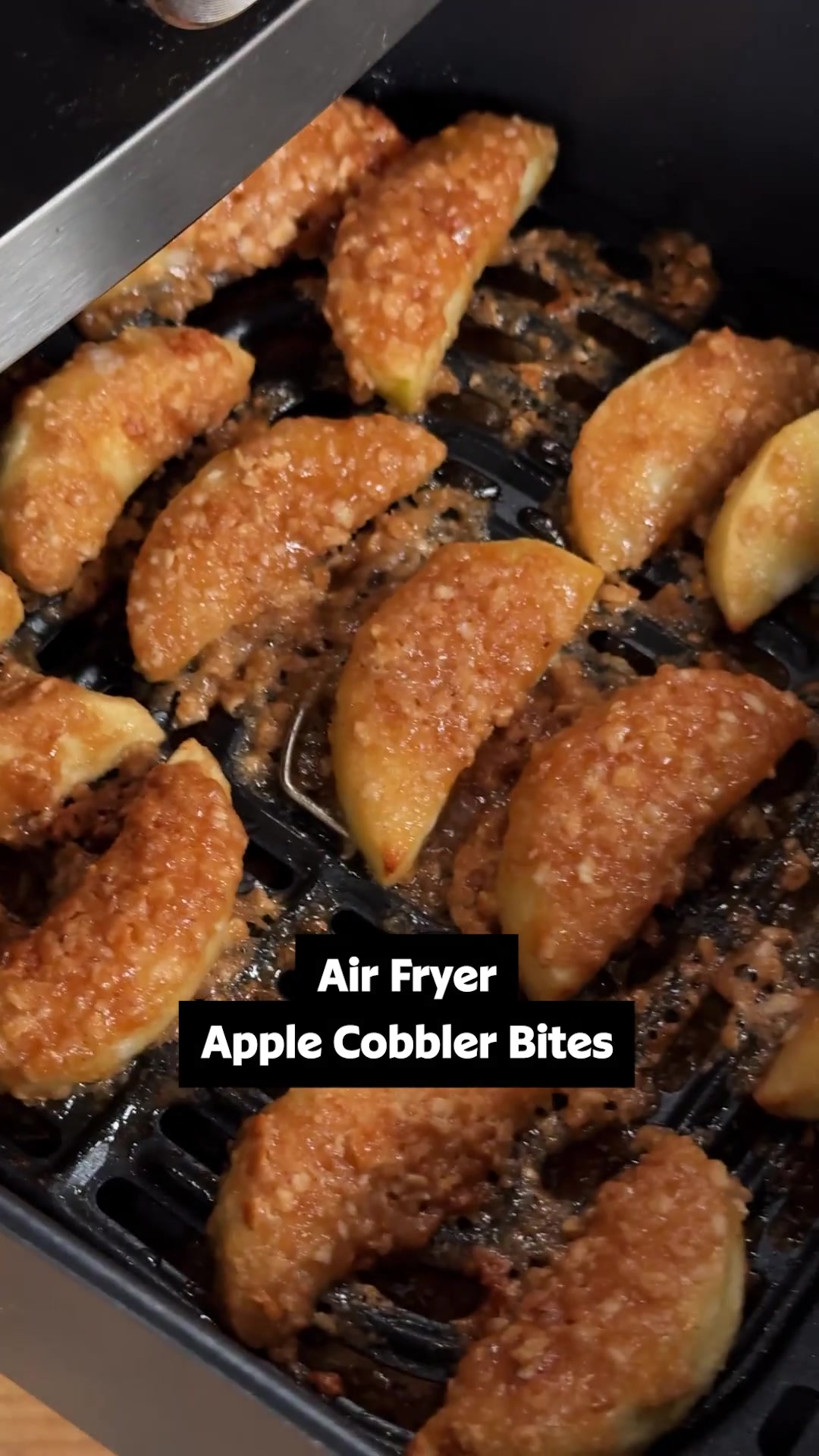 Air Fryer Apple Cobbler Bites