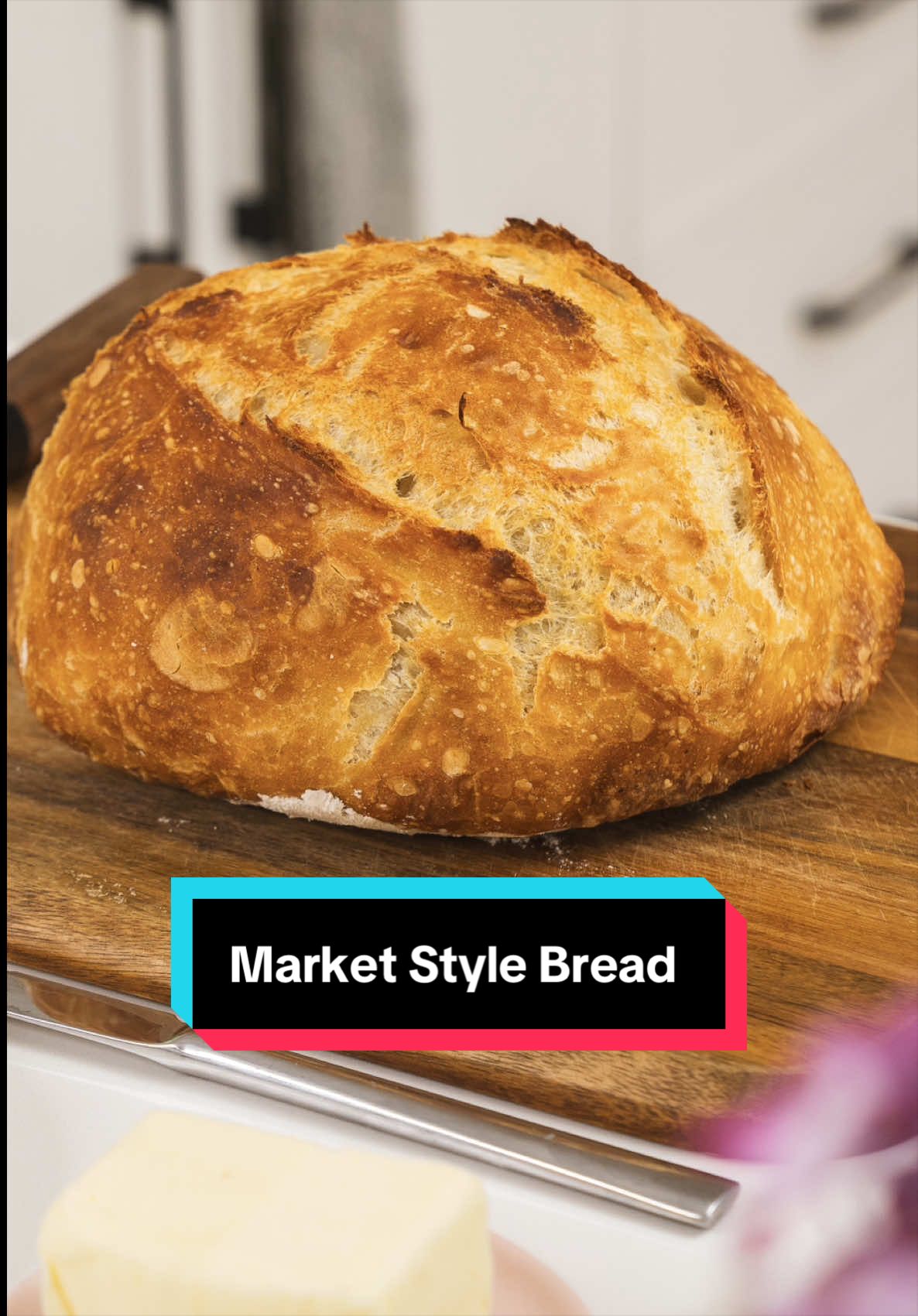 No-Knead Market Style Bread
