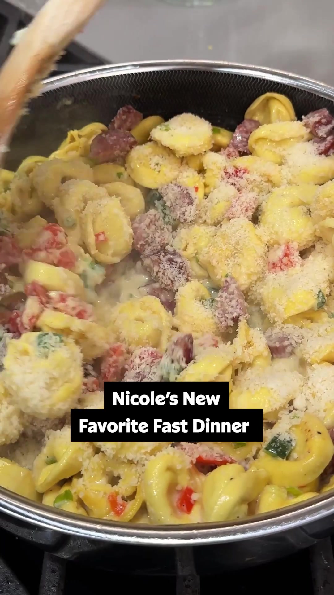 Creamy Smoked Sausage Tortellini