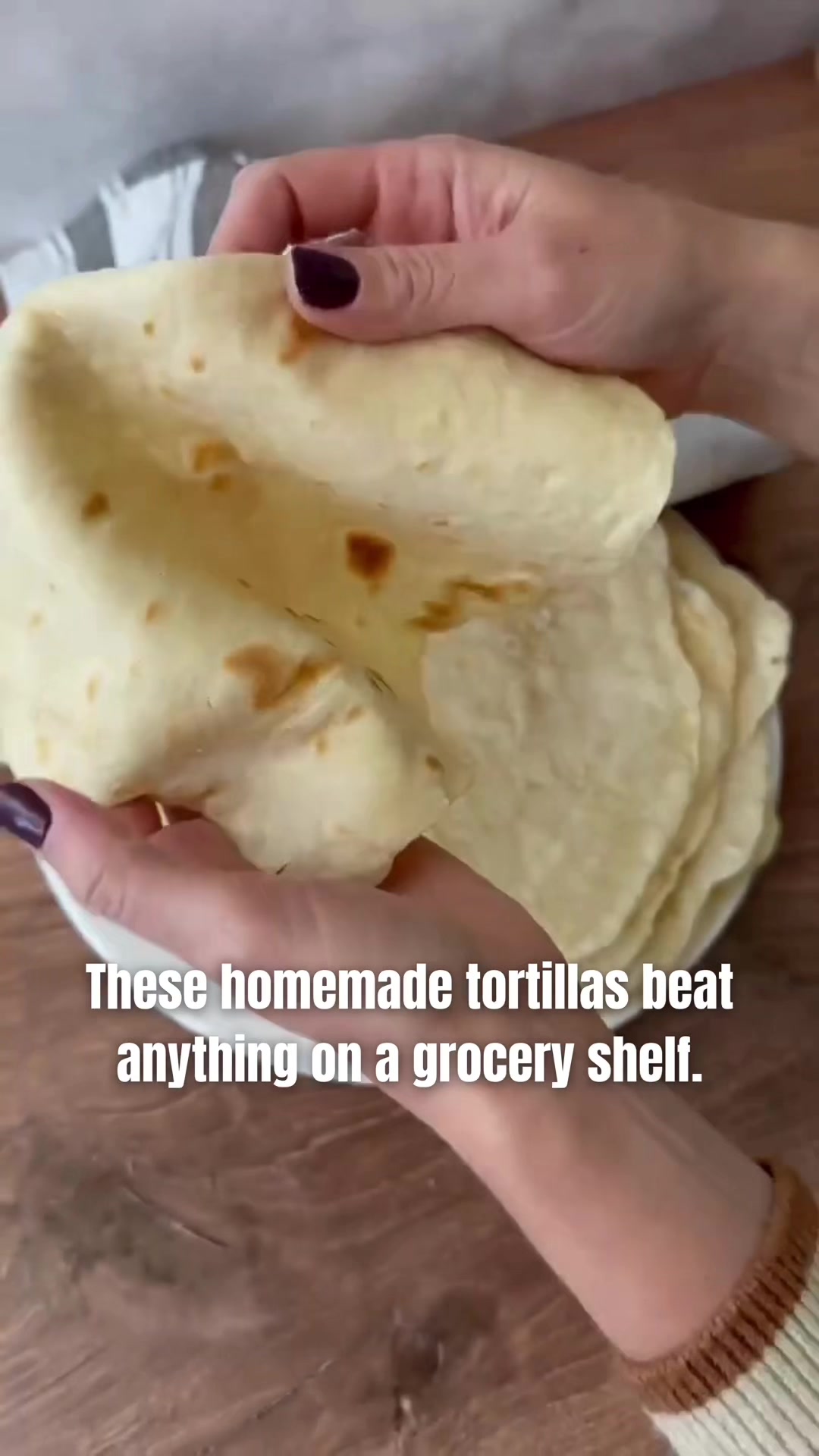Homemade Flour Tortillas