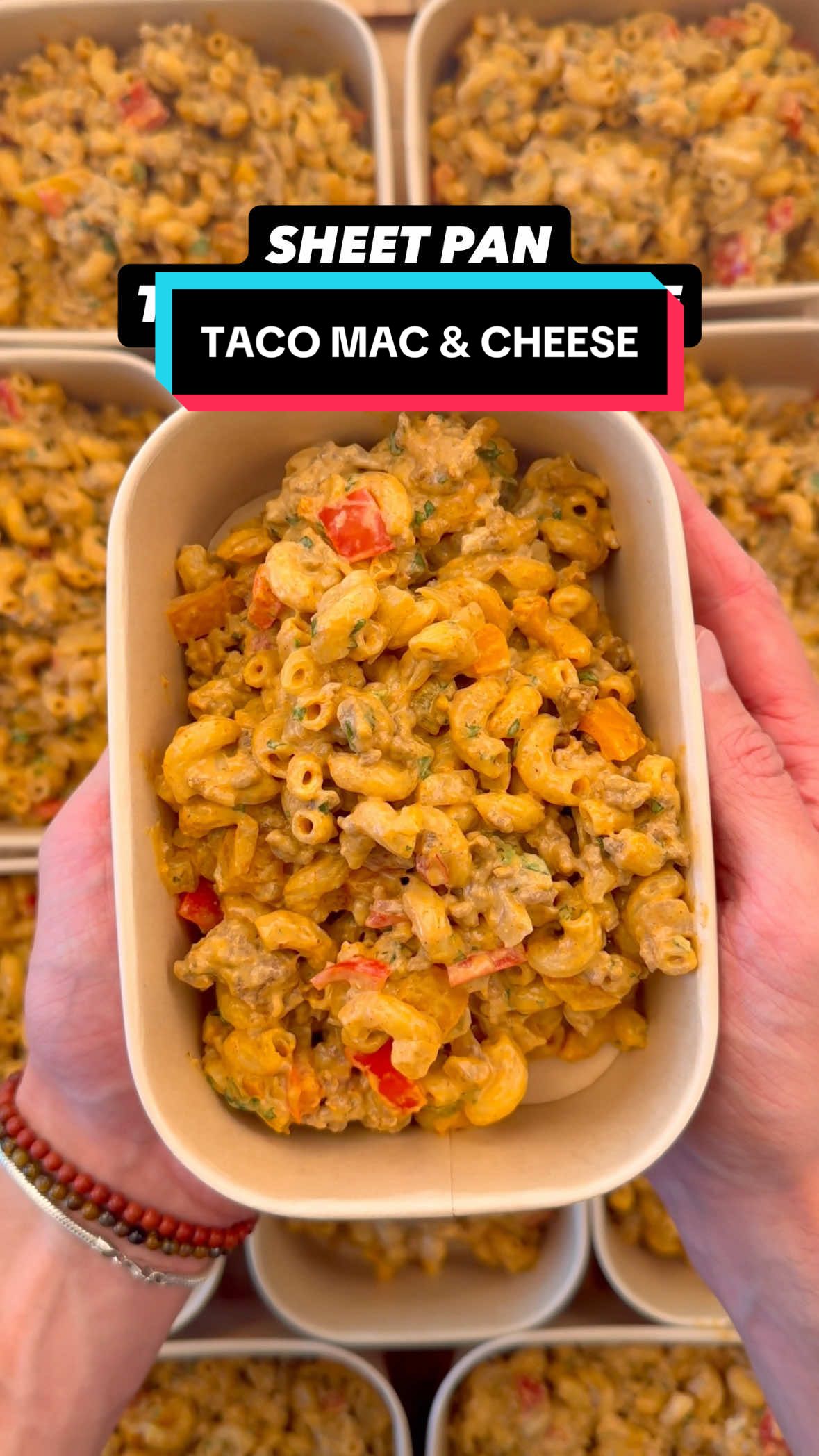 Sheet Pan Taco Mac & Cheese