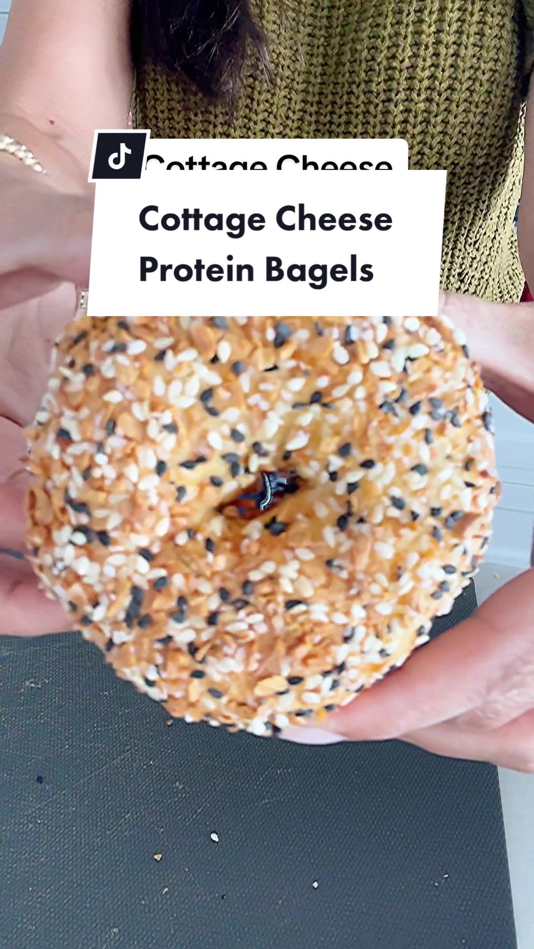 Cottage Cheese Protein Bagels
