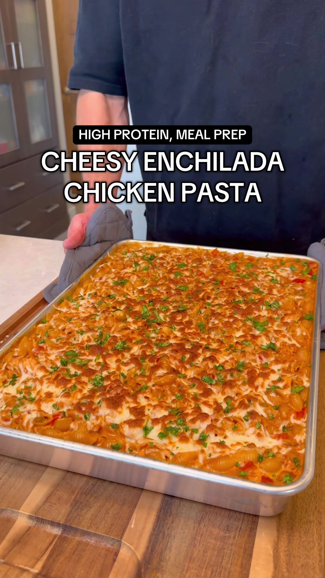 Cheesy Enchilada Chicken Pasta