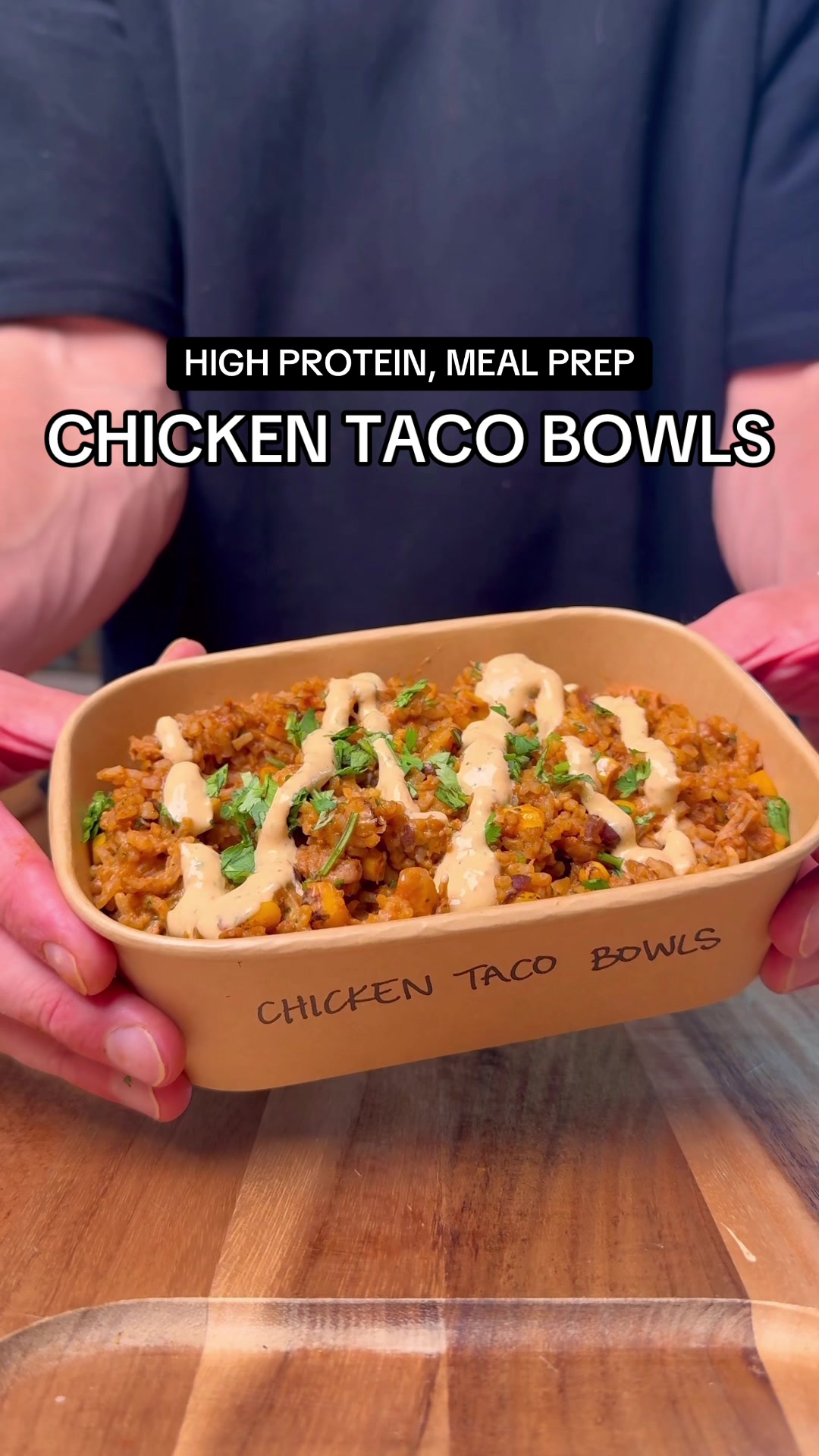 Slow Cooker Chicken Taco Bowls