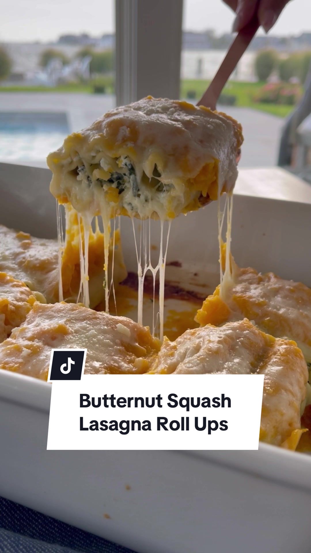 Butternut Squash Lasagna Roll Ups