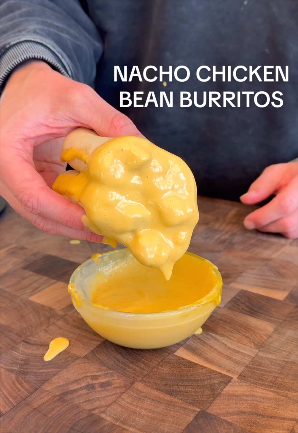 Nacho Chicken Bean Burritos