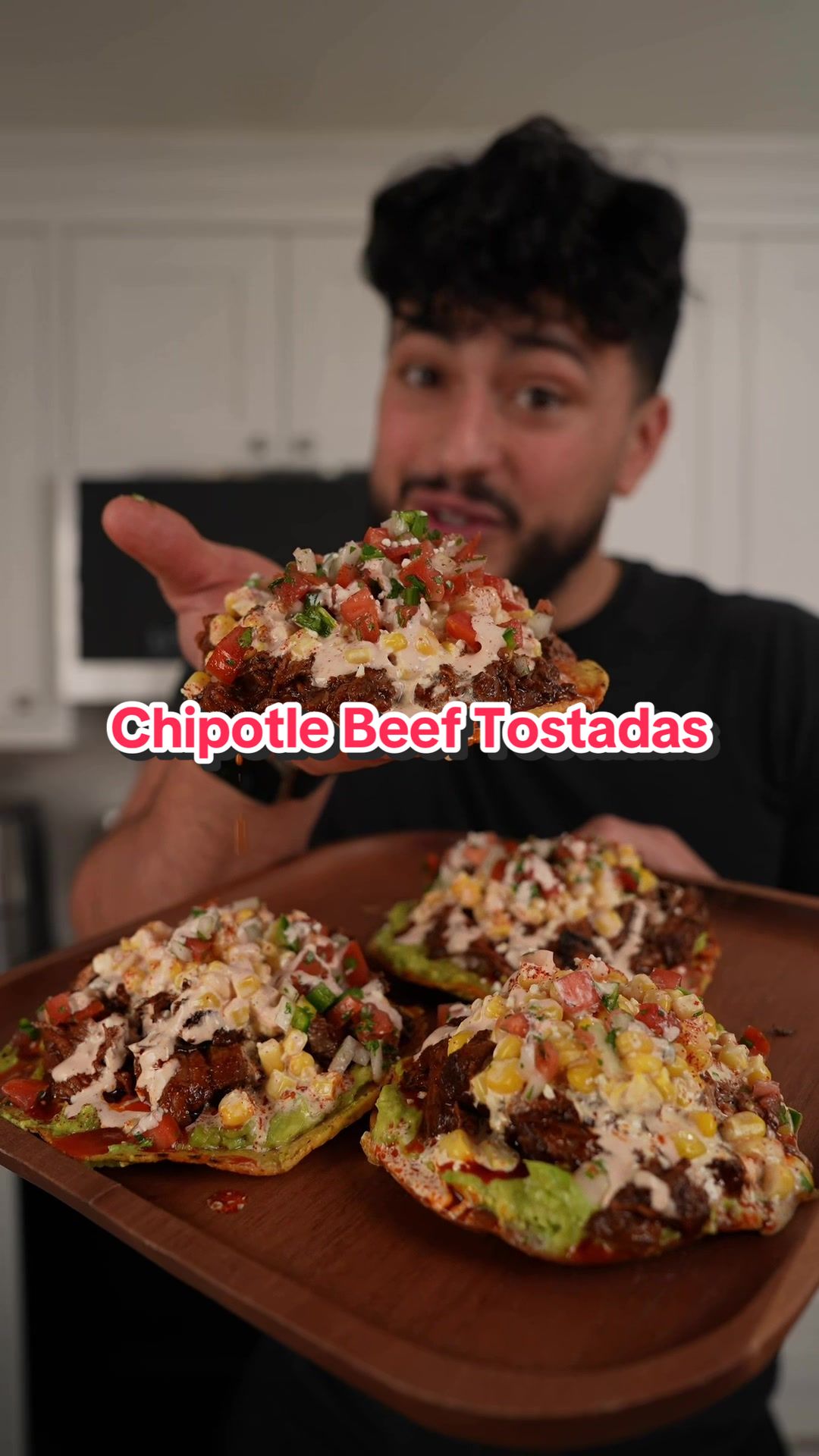 Chipotle Beef Tostadas