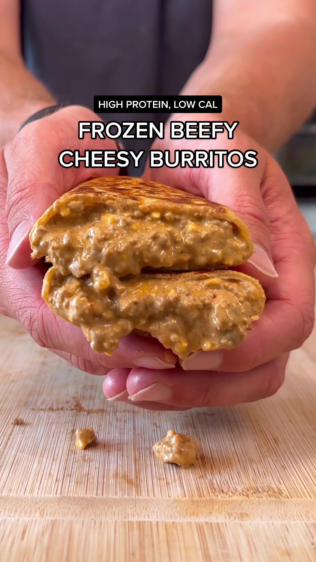 Beefy Cheesy Burritos