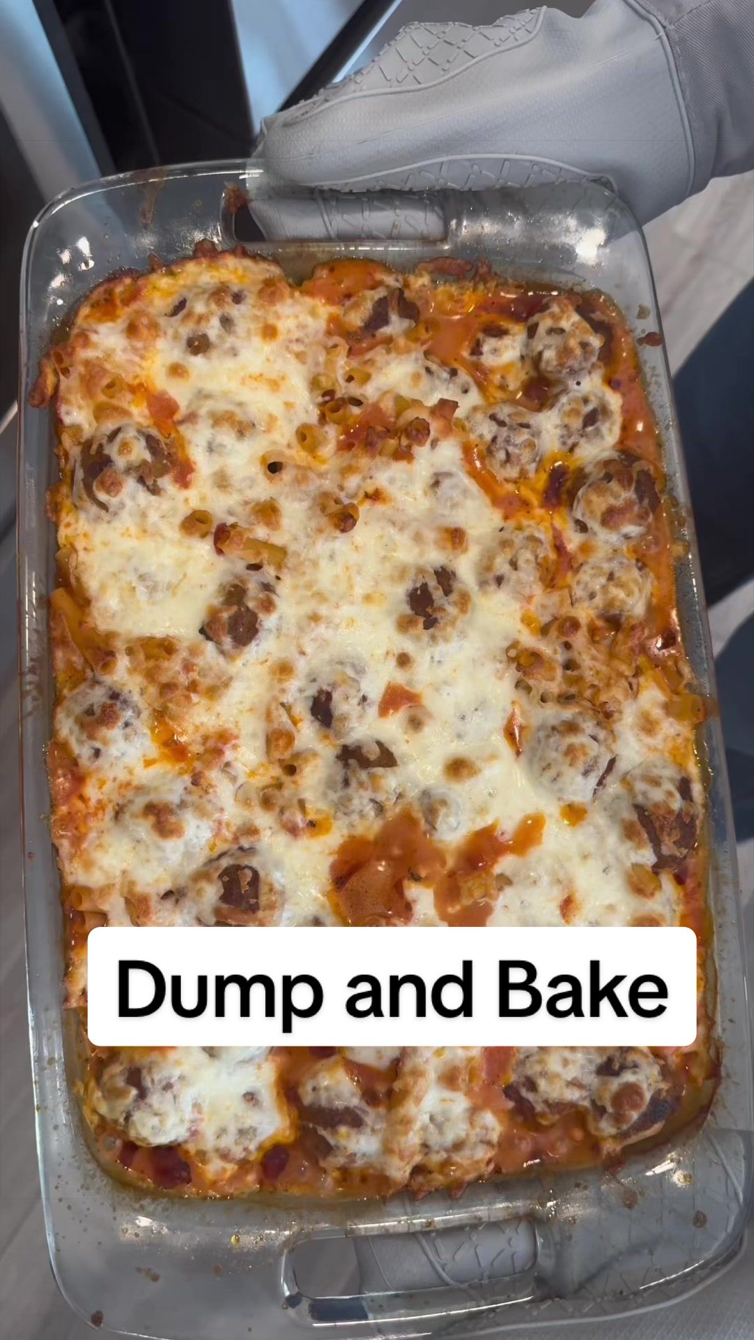 Dump and Bake Meatball Casserole