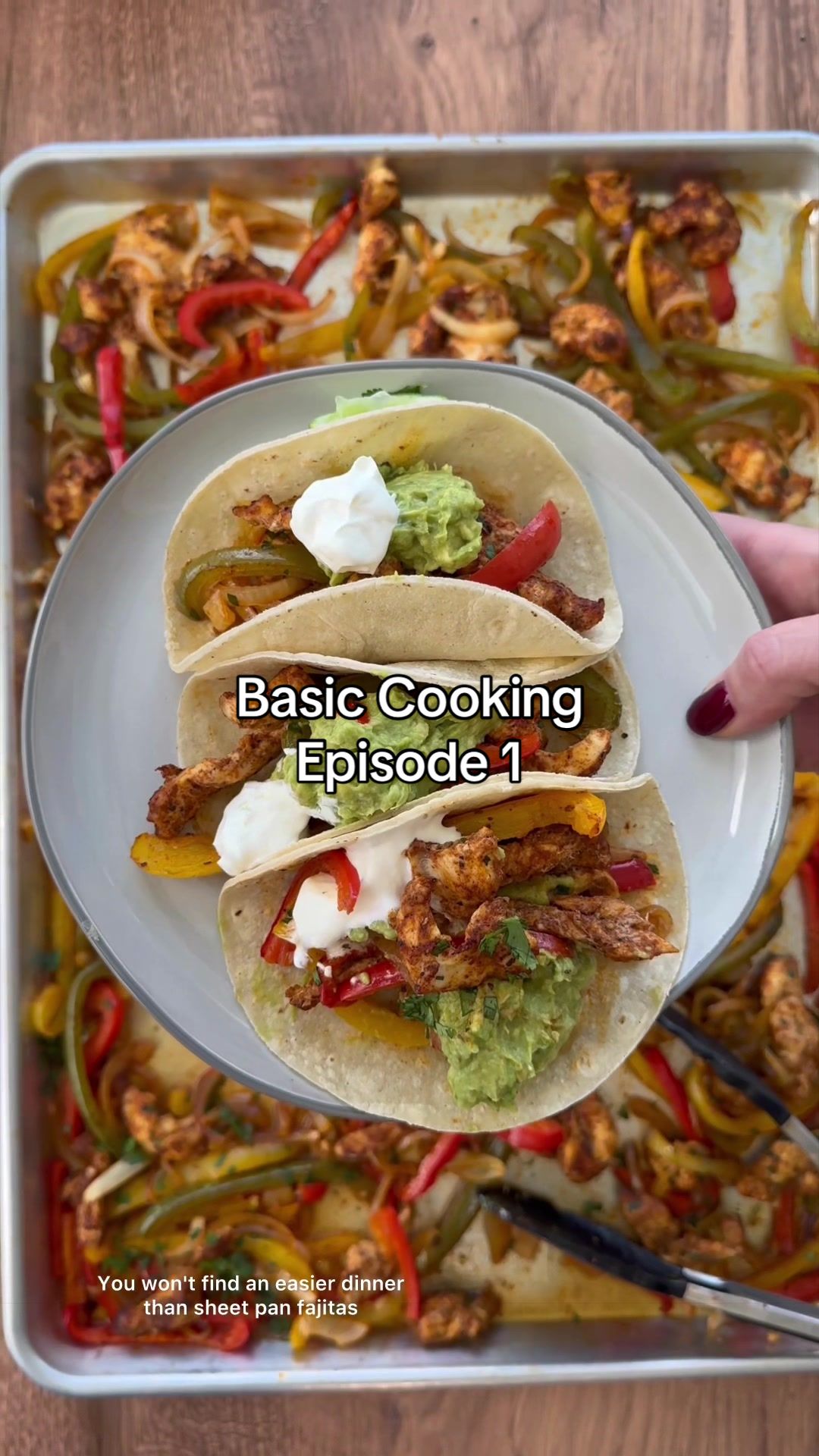 Sheet Pan Chicken Fajitas