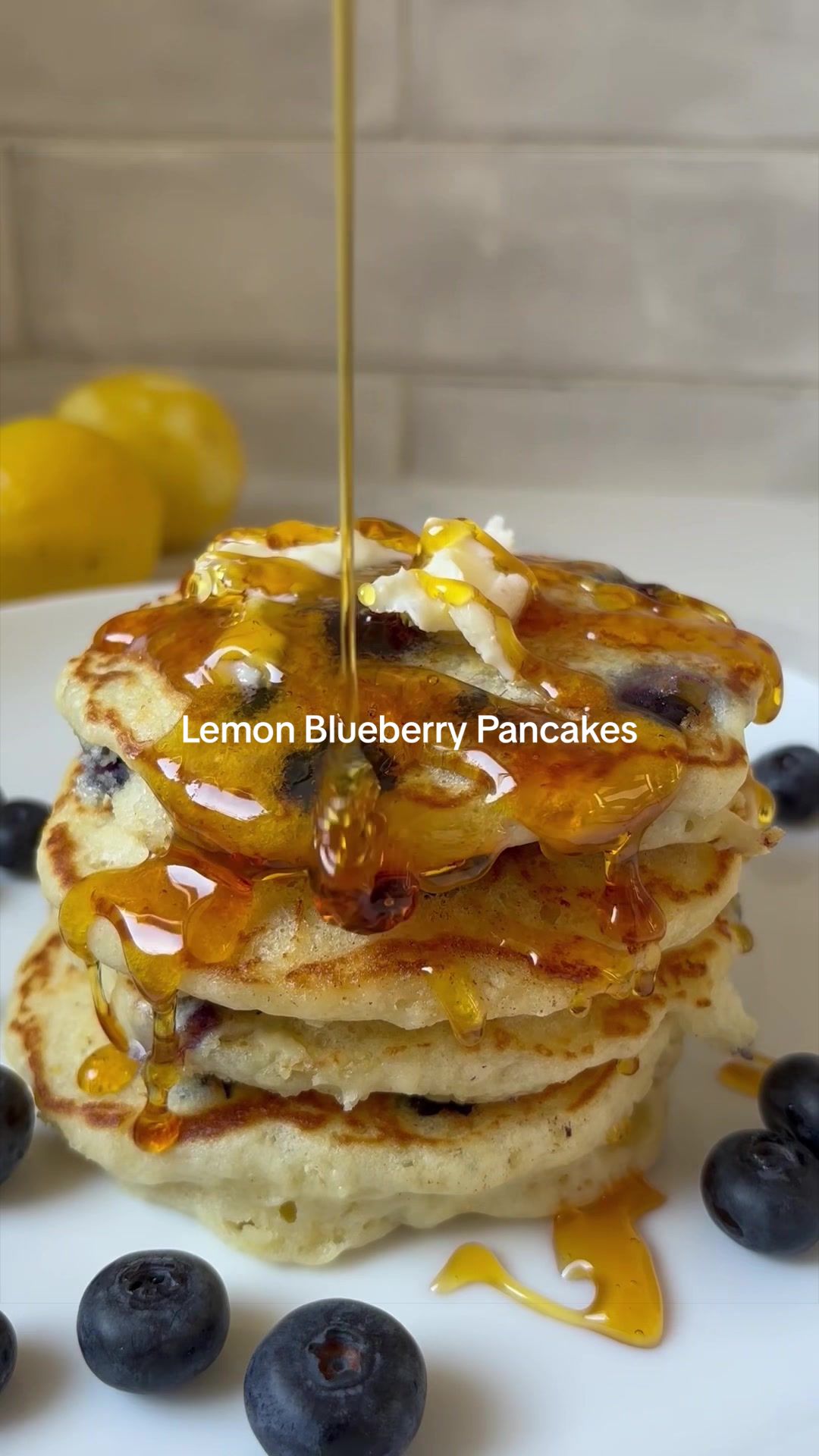 Lemon Blueberry Pancakes