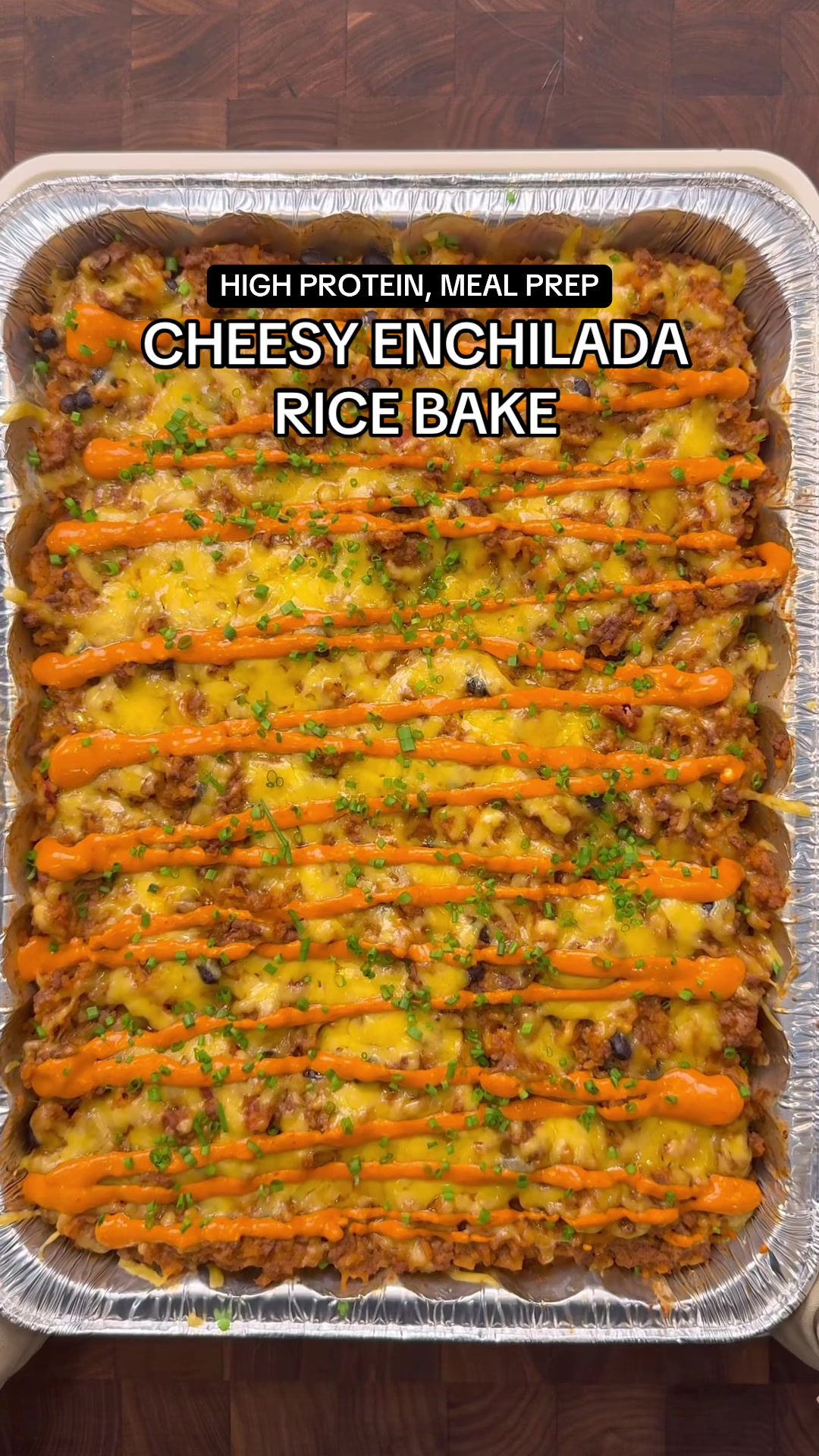 Cheesy Enchilada Rice Bake