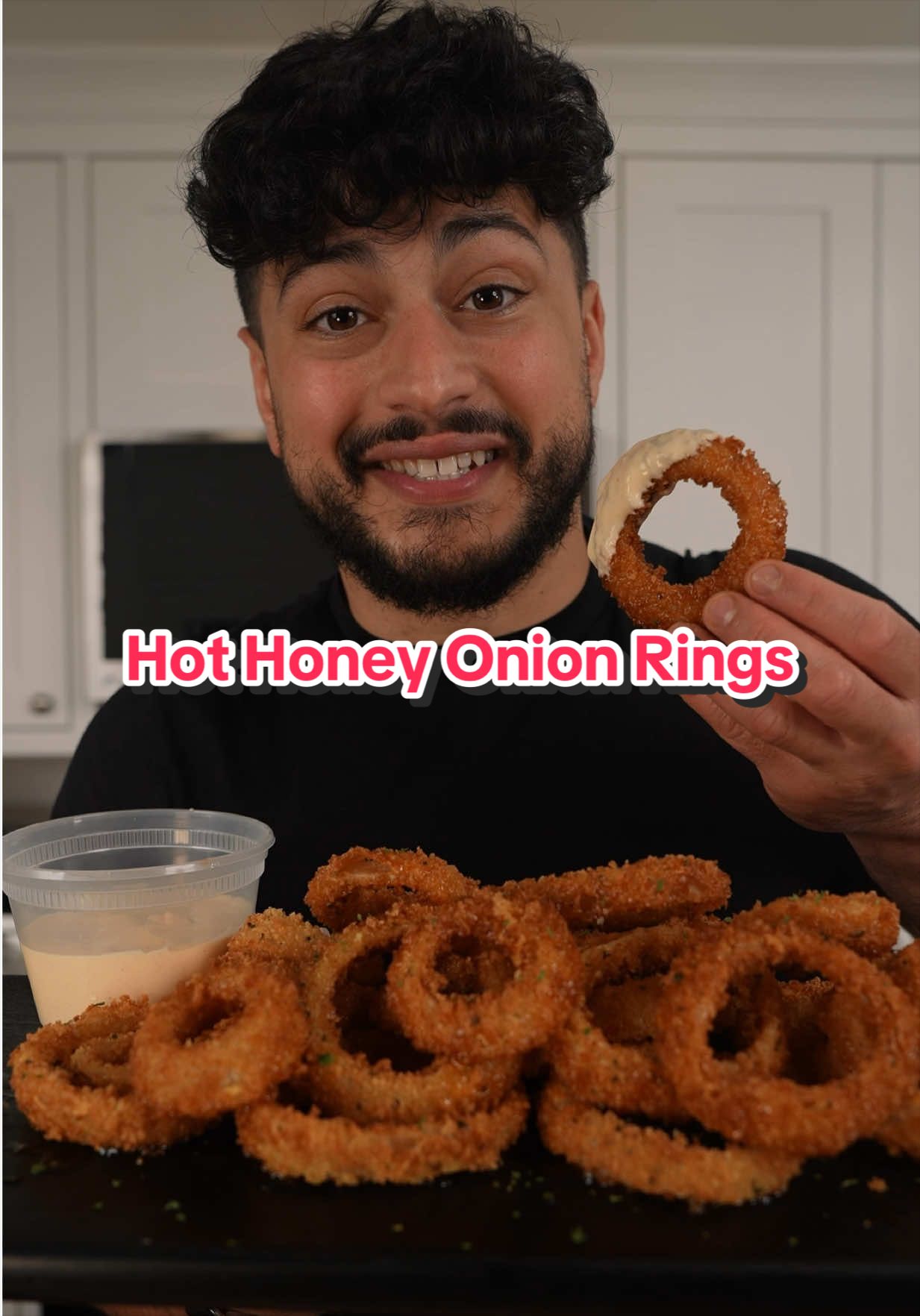 Crispy Hot Honey Onion Rings