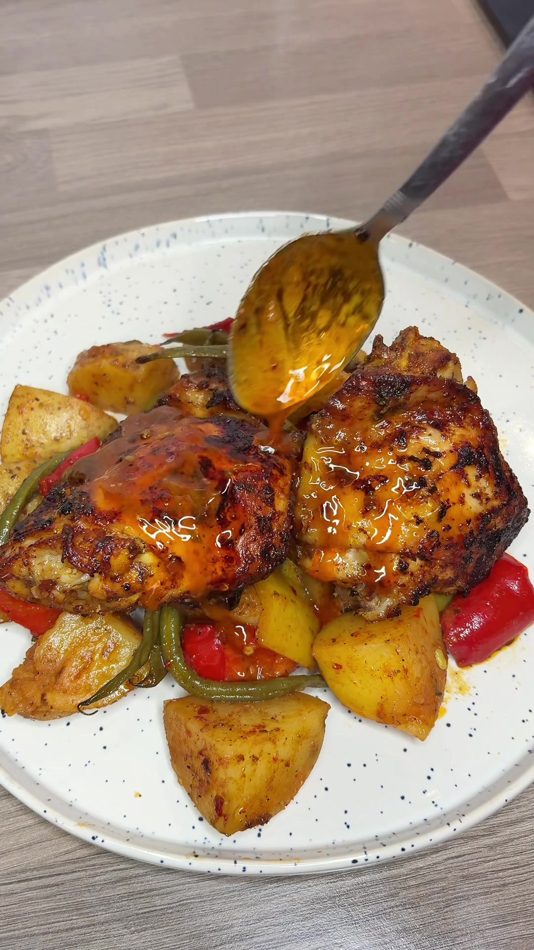 Easy One Dish Potato and Chicken Dinner