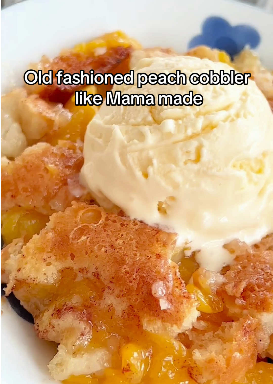 Old Fashioned Peach Cobbler
