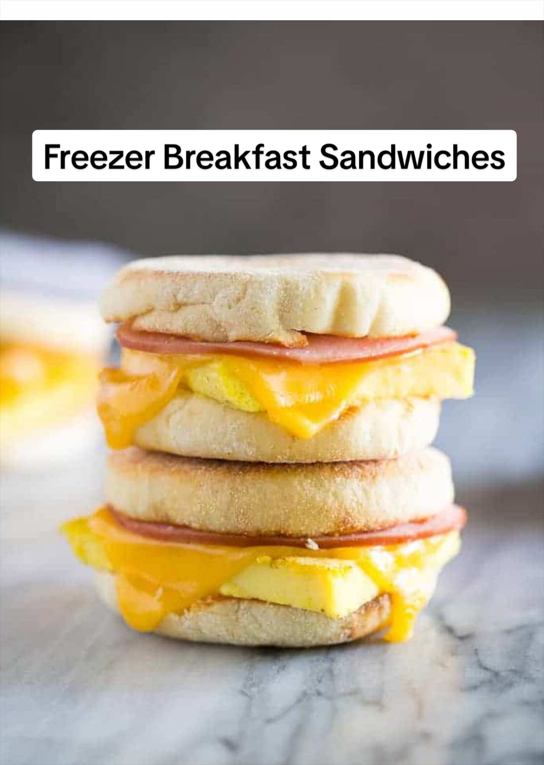 Freezer Breakfast Sandwiches