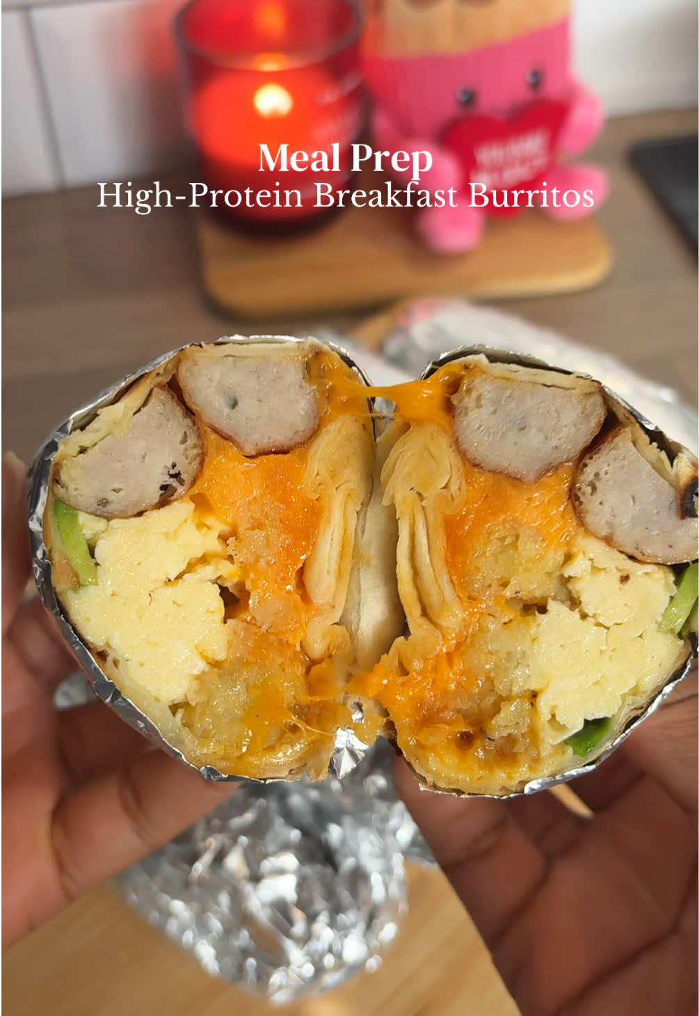 High Protein Breakfast Wraps
