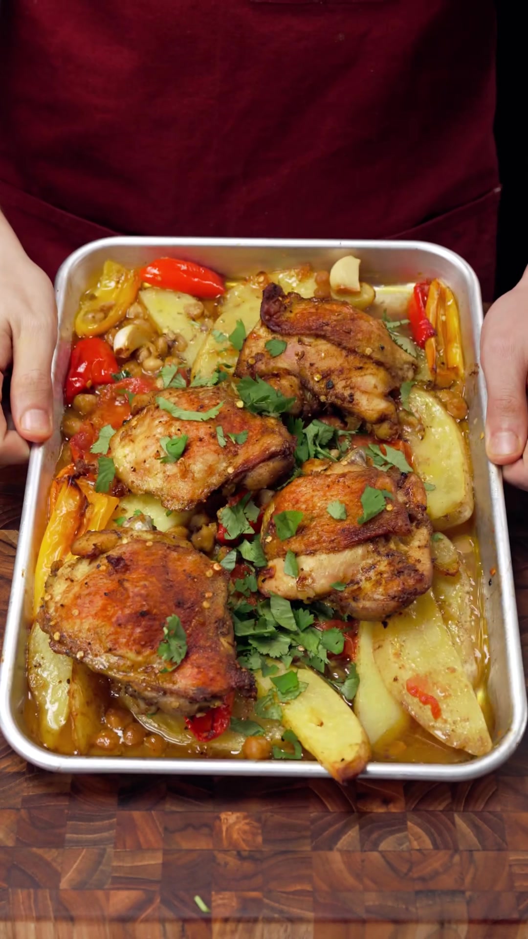 Chicken and Chickpea Tray Bake