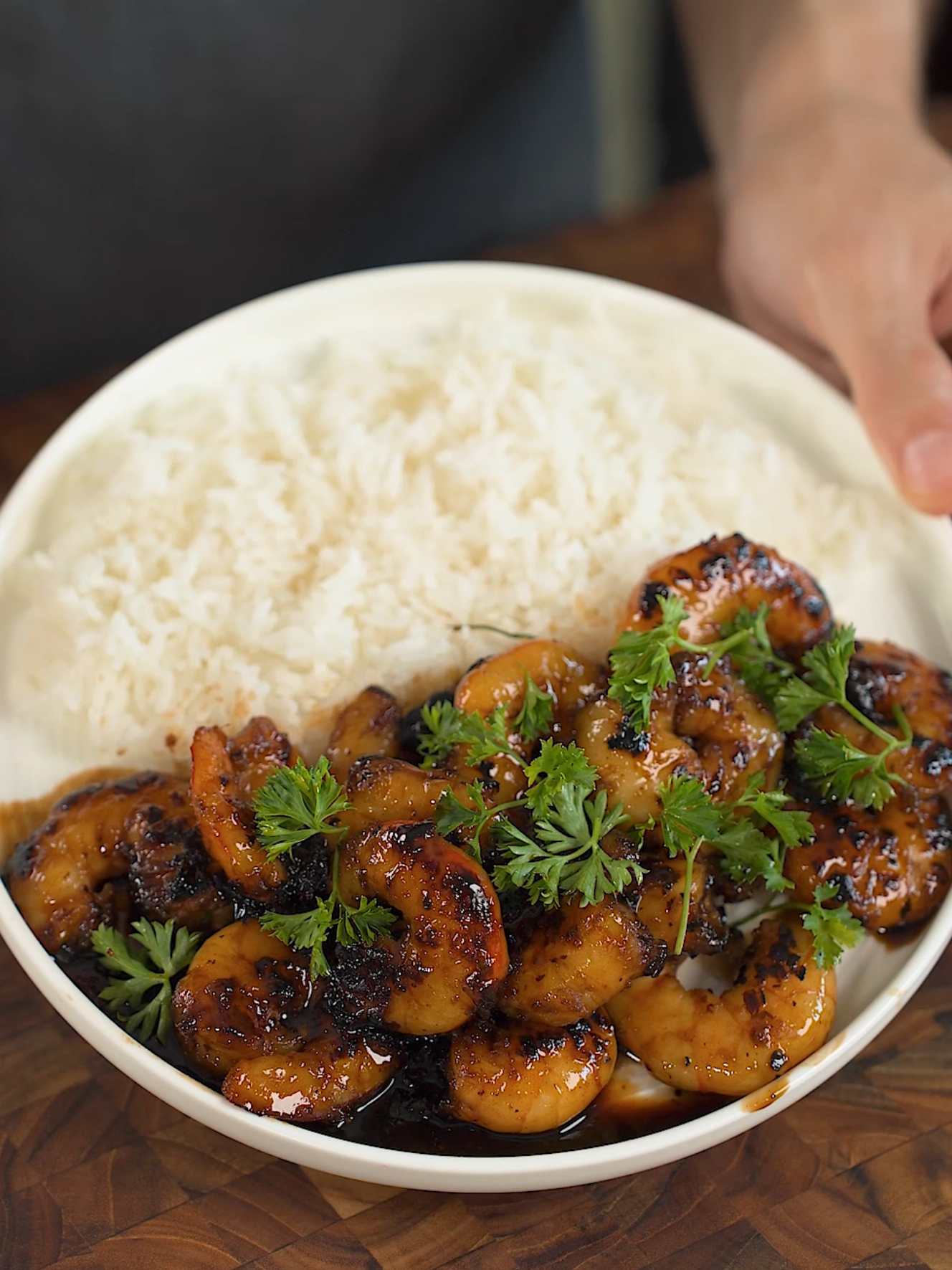 Honey Garlic Shrimp